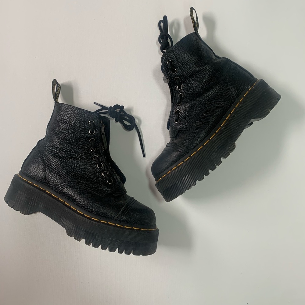 Dr Martens Sinclair Zip Up Platform Boots